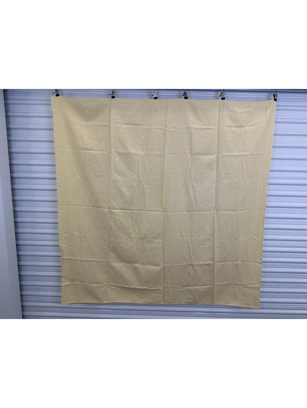 Vintage Fleur de lis Tablecloth Topper Flower Light Tan Geometric Border